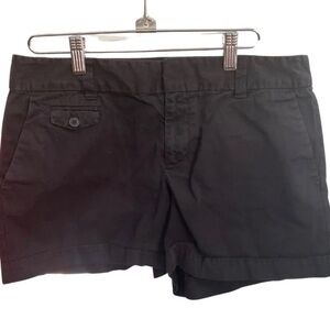 Ann Taylor Black Cargo Shorts Tailored Design